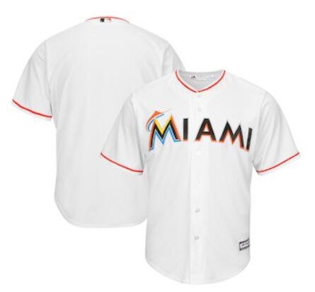 Men's Miami Marlins Majestic Blue Thunder Alternate 2019 Official Cool Base Team Jersey-003