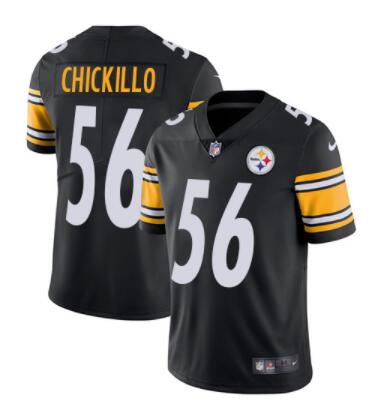 Men's Pittsburgh Steelers #56 Anthony Chickillo Nike NFL Alternate Vapor Untouchable Limited Jersey-001