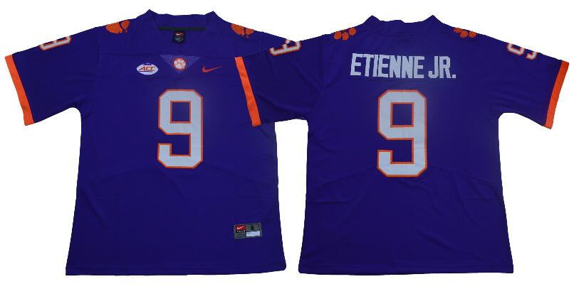 NCAA Clemson Tigers Men  9 Travis Etienne Jr. College Football Jerseys-002