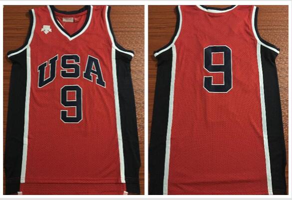 Men Stitched MICHAEL JORDAN 84 OLYMPIC Basketball JERSEY-002