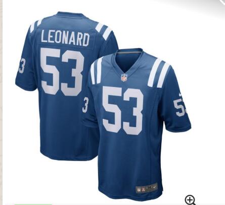 Men's Indianapolis Colts Darius Leonard Nike  Jersey-002