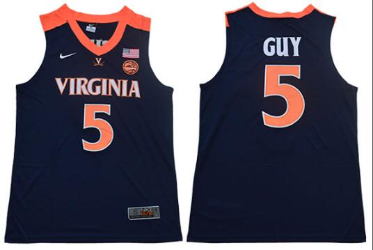 Men's Kyle Guy Virginia Cavaliers College Basketball Jersey Stitched