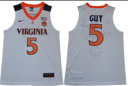 Men's Kyle Guy Virginia Cavaliers College Basketball Jersey Stitched