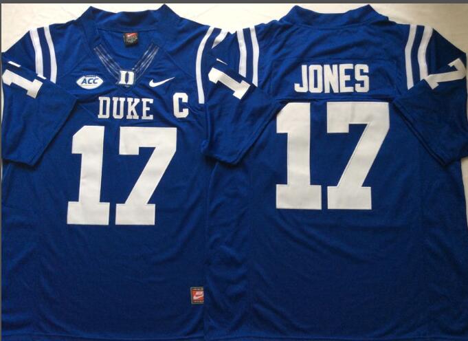 Duke Blue Devils DANIEL JONES 17# College Football Jerseys