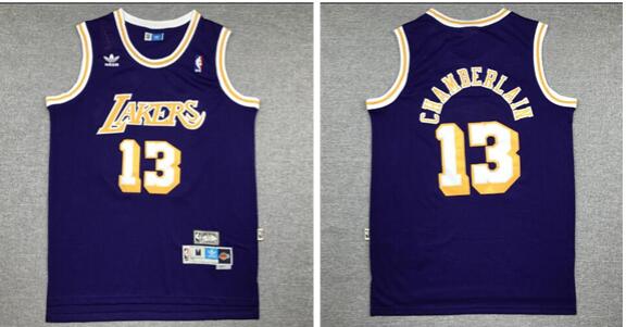 Los Angeles 13 Wilt Chamberlain Jerseys-001