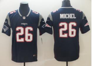 Nike New England Patriots 26 Sony Michel Jerseys-002