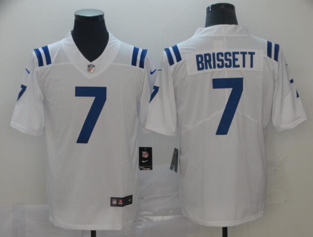 men's Nike Colts #7 Jacoby Brissett  Stitched NFL Vapor Untouchable Limited Jersey-003