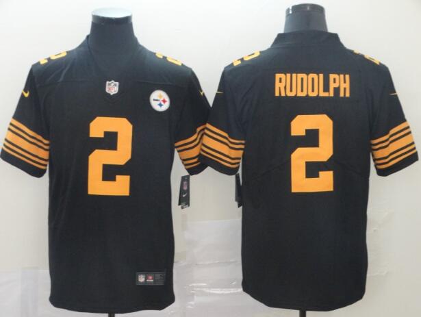 Men Pittsburgh Jersey Steelers  2 Mason Rudolph Jersey-001