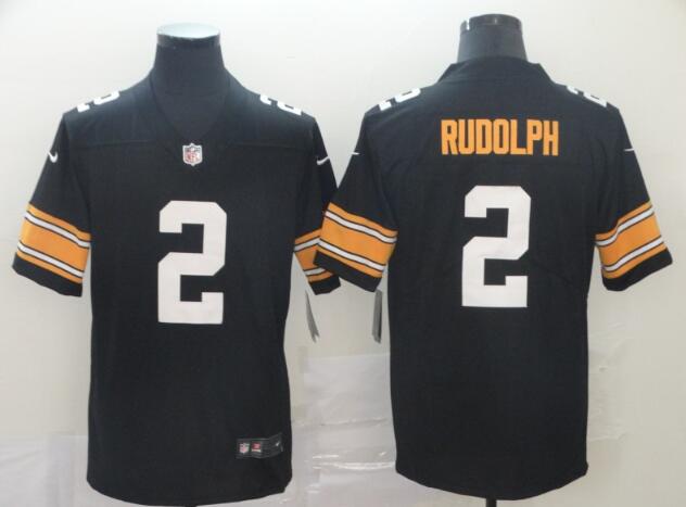 Nike Pittsburgh Steelers #2 Mason Rudolph Black Alternate Men's Stitched NFL Vapor Untouchable Limited Jersey