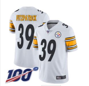 Steelers #39 Minkah Fitzpatrick   Men's Stitched Football 100th Season Vapor Limited Jersey-002