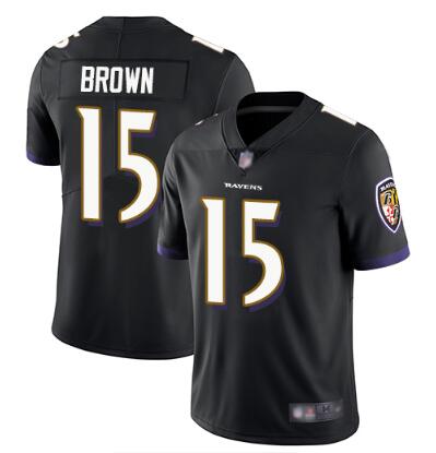 Nike Ravens #15 Marquise Brown Men's Stitched NFL  Jersey