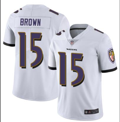 Nike Ravens #15 Marquise Brown Men's Stitched NFL  Jersey