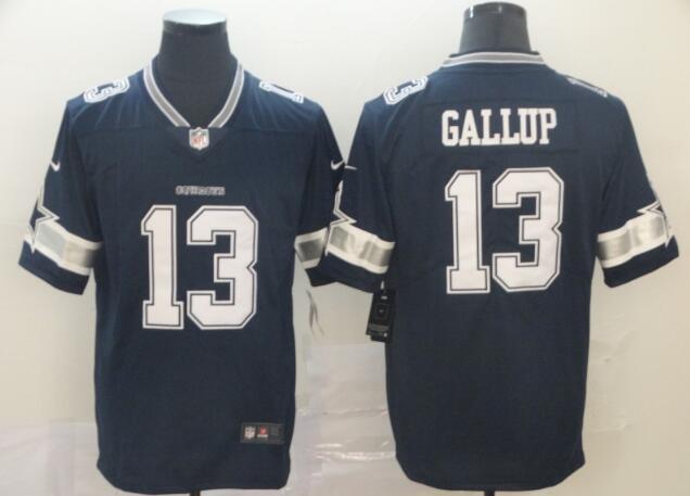 Nike Cowboys #13 Michael Gallup White  men's Stitched NFL  Jersey