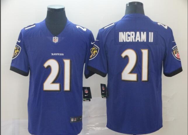 Men's Baltimore Ravens Mark Ingram Nike Stitched Jersey