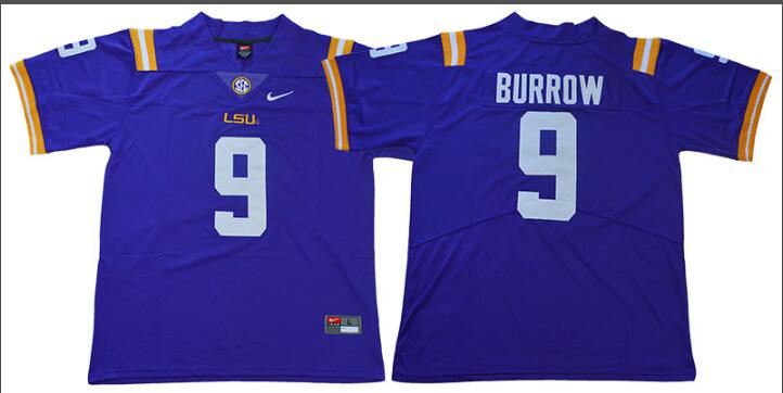 Joe Burrow LSU Tigers College Football Jersey-002 Joe Burrow LSU Tigers College Football Jersey-002