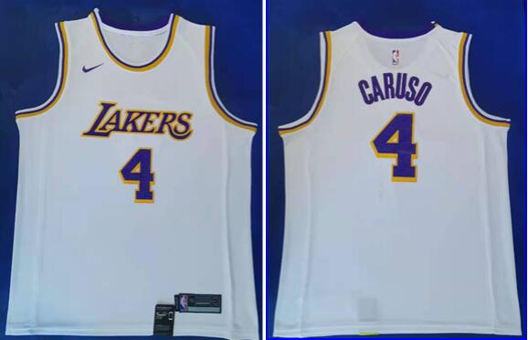 Los Angeles Lakers #4 Alex Caruso  Men Stitched Jersey