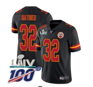 Nike Chiefs #32 Tyrann Mathieu  Super Bowl LIV 2020 Men's Stitched NFL Limited  Jersey-003