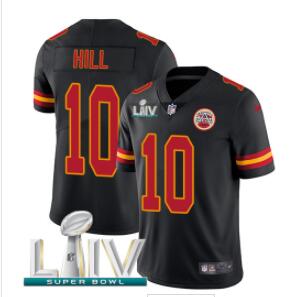 Nike Chiefs #14 Sammy Watkins Black Super Bowl LIV 2020 Men's Stitched NFL Limited Rush Jersey