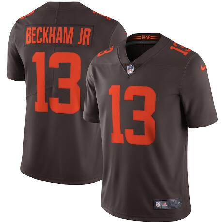 Men's Cleveland Browns Odell Beckham Jr. 13 Nike Brown Legend  Jersey