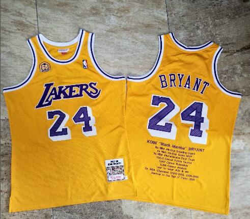 Men Embroidery  Kobe Bryant High Quality Jerseys