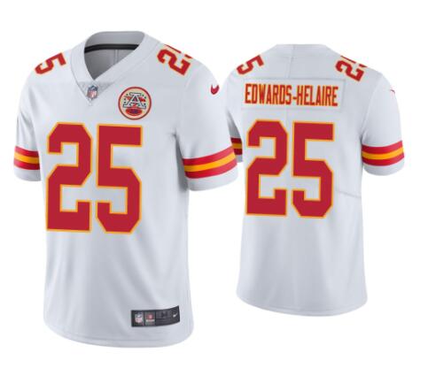 Men's Kansas City Chiefs Clyde Edwards-Helaire 25 Nike Stitched Jerseys