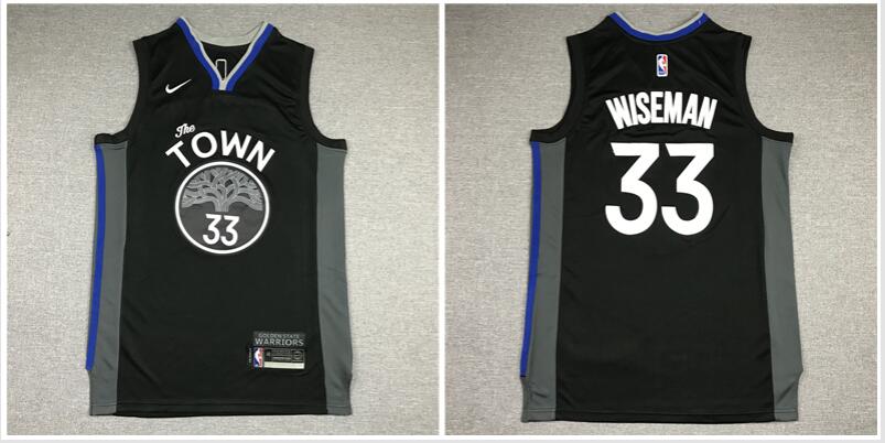 Men's James Wiseman Warriors #33 Stitched jersey