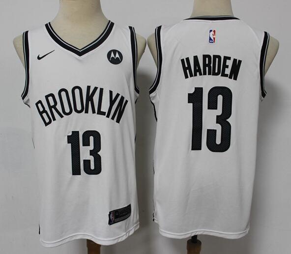 Men's Brooklyn Nets James Harden Nike Black 2020/21 Stitched Jersey