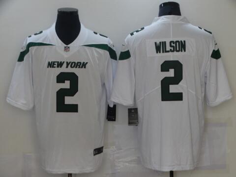 Men's New York Jets #2 Zach Wilson  2021 Vapor Untouchable Stitched NFL Nike Limited Jersey