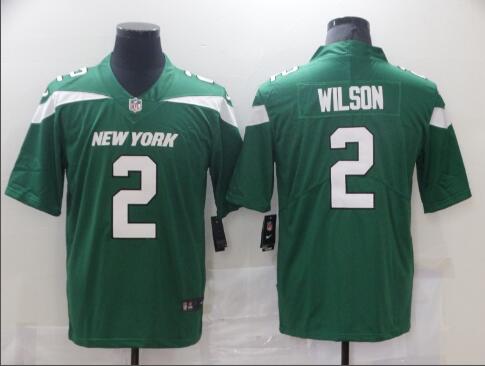 Men's New York Jets #2 Zach Wilson  2021 Vapor Untouchable Stitched NFL Nike Limited Jersey