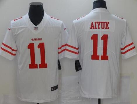 Men's San Francisco 49ers #11 Brandon Aiyuk  2020 Vapor Untouchable Stitched NFL Nike Limited Jersey