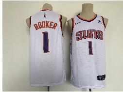 Men Phoenix Suns 1 Devin Booker Nike 2021 NBA Jersey