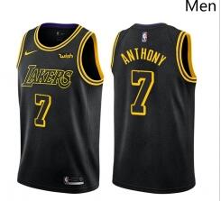 Men Los Angeles Lakers #7 Carmelo Anthony 2021 Stitched NBA Jersey