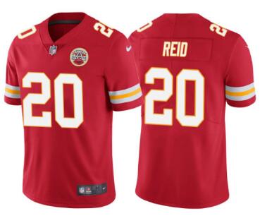 Men's Kansas City Chiefs #20 Justin Reid  Vapor Untouchable Limited Stitched Jersey