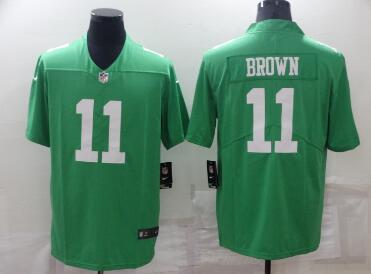 Men's Philadelphia Eagles #11 A. J. Brown Vapor Untouchable Limited Stitched Jersey