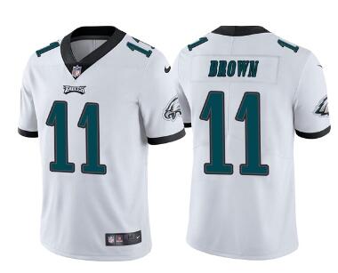 Men's Philadelphia Eagles #11 A. J. Brown Vapor Untouchable Limited Stitched Jersey