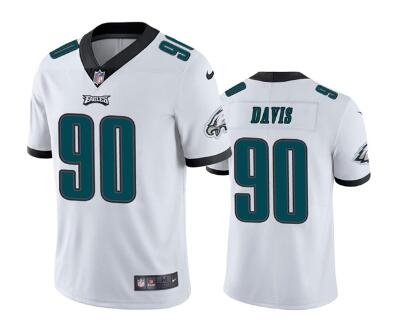 Men's Philadelphia Eagles #90 Jordan Davis  Vapor Untouchable Limited Stitched Jersey