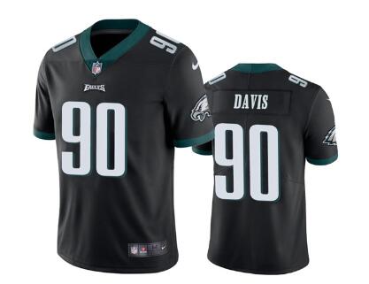 Men's Philadelphia Eagles #90 Jordan Davis  Vapor Untouchable Limited Stitched Jersey