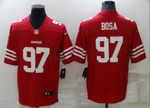 Nike 49ers 97 Nick Bosa  Men's Stitched Limited Jersey