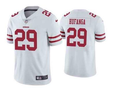 Men San Francisco 49ers #29 Talanoa Hufanga stitched Vapor Limited Jersey