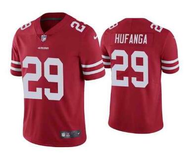 Men San Francisco 49ers #29 Talanoa Hufanga stitched Vapor Limited Jersey