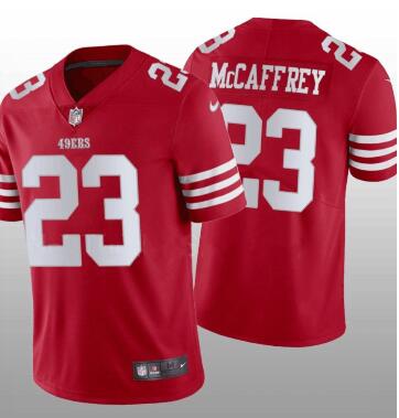 Men's San Francisco 49ers #23 Christian McCaffrey  Vapor Untouchable Stitched Jersey