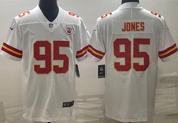 Men's Chris Jones 95 Kansas City Chiefs Stitched Jersey