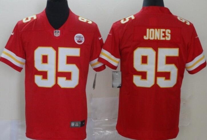 Men's Chris Jones 95 Kansas City Chiefs Stitched Jersey