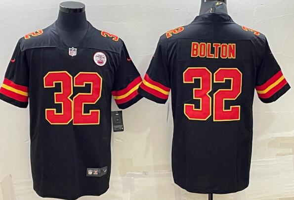 Men's Kansas City Chiefs #32 Nick Bolton Limited Stitched Jersey