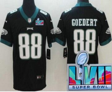 Men's Philadelphia Eagles #88 Dallas Goedert Limited  Super Bowl LVII Vapor Jersey