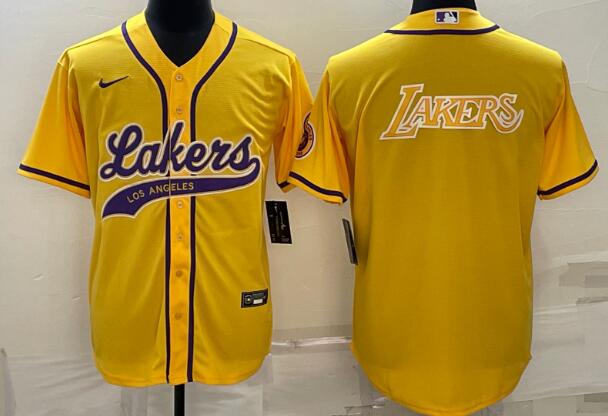 Men's Lakers Baseball style jerseys