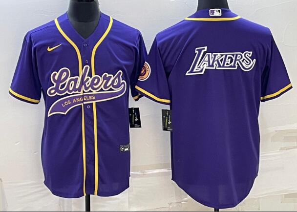 Men's Lakers Baseball style jerseys