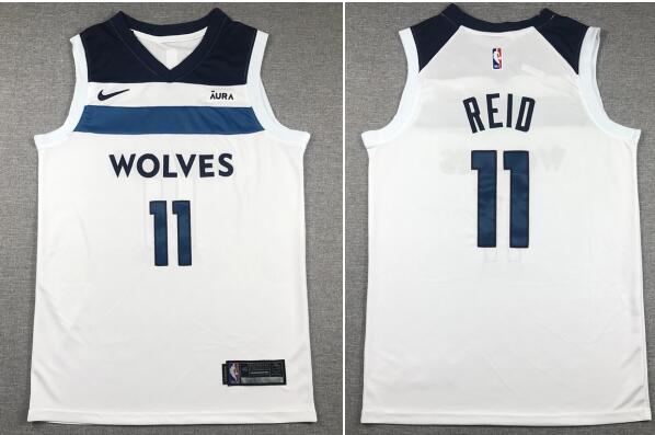 Men's Minnesota Timberwolves Naz REID stitched Jersey