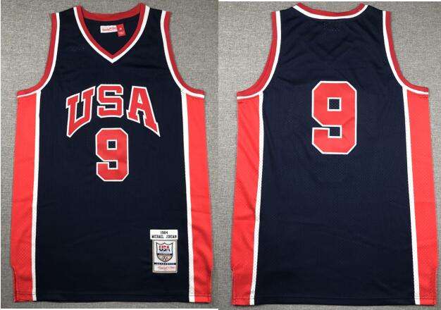 Nike Michael Jordan 1984 Team Usa Olympic  Men's Stitched jersey