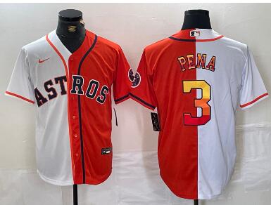 Men's Houston Astros #3 Jeremy Pena  Stitched Jersey